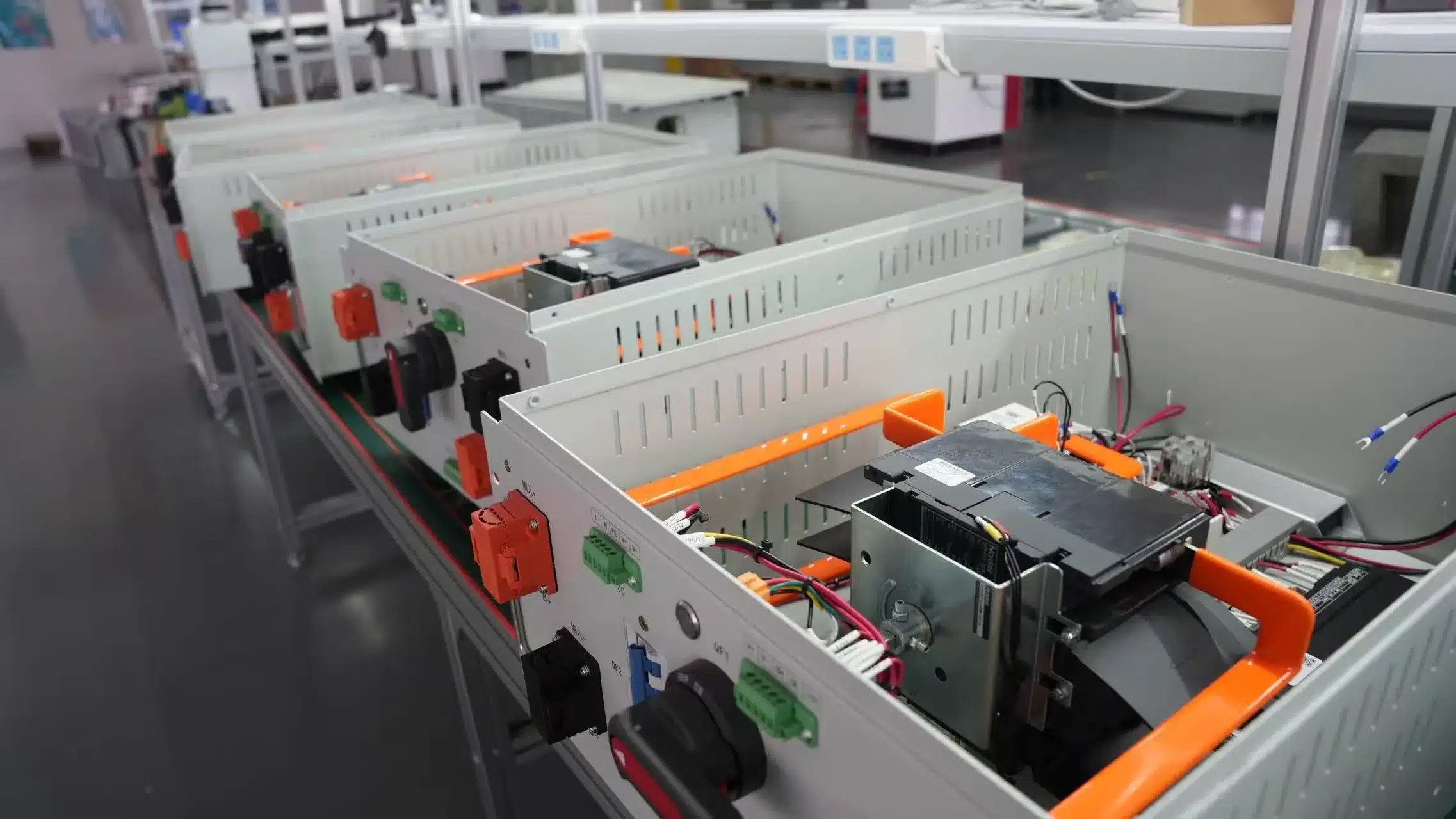 ESS Assembling Line at Shiny battery